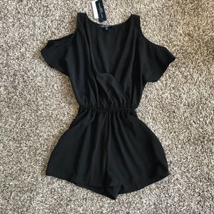 Cold shoulder Romper